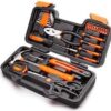 CARTMAN 39 Piece Tool Set General Household Hand Kit with Plastic Toolbox - Image 2
