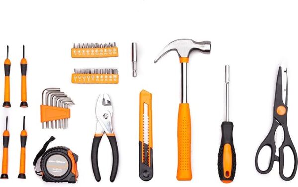 CARTMAN 39 Piece Tool Set General Household Hand Kit with Plastic Toolbox - Image 3