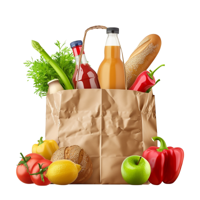 —Pngtree—grocery shopping bag full of_15456622